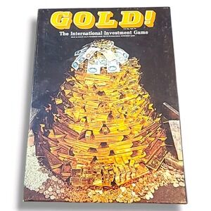 Gold! Board Game 1981 Avalon Hill Complete International Investment Game